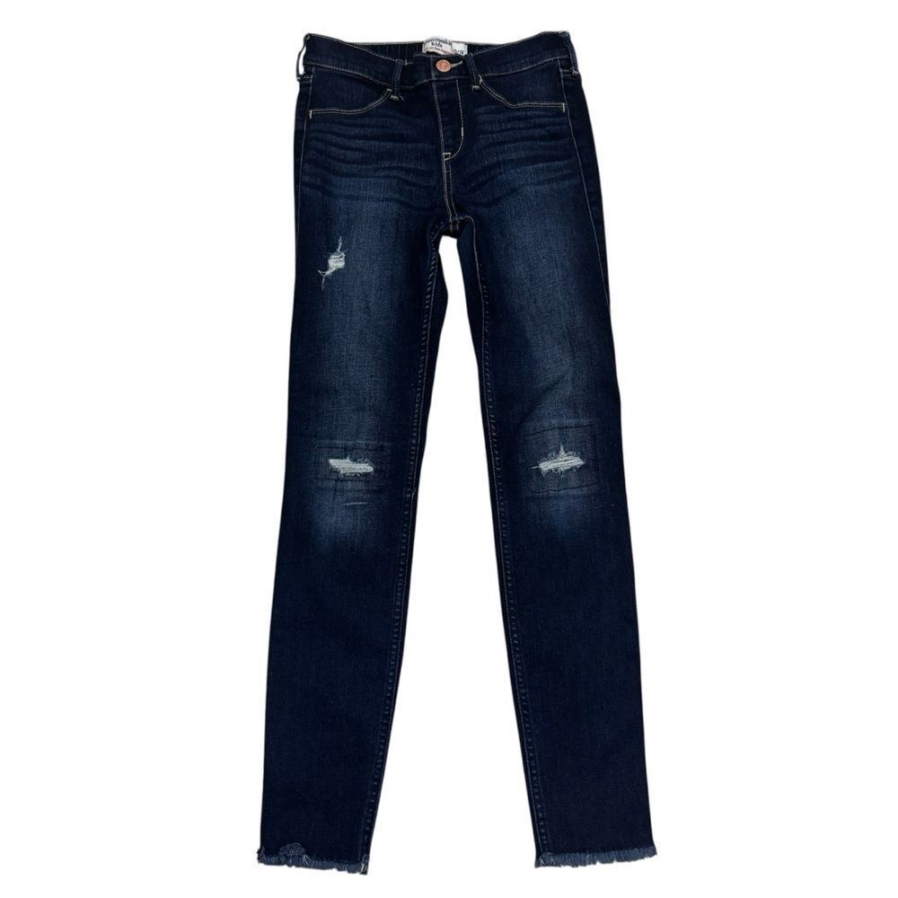 Abercrombie Kids Pull-on Jean Leggings size 13/14 Dark Wash
